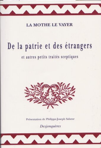 De la patrie et des étrangers