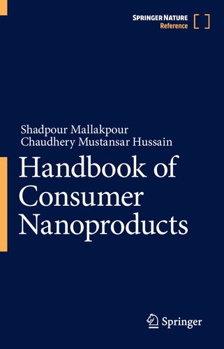 Handbook of Consumer Nanoproducts