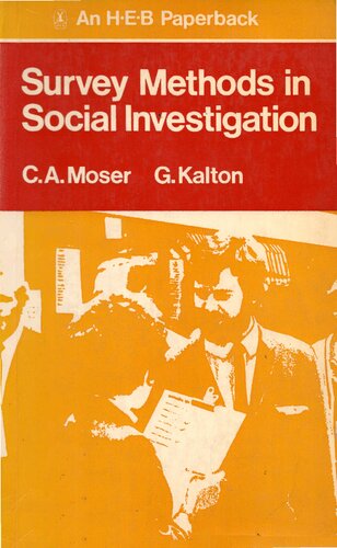 Survey Methods in Social Investigation