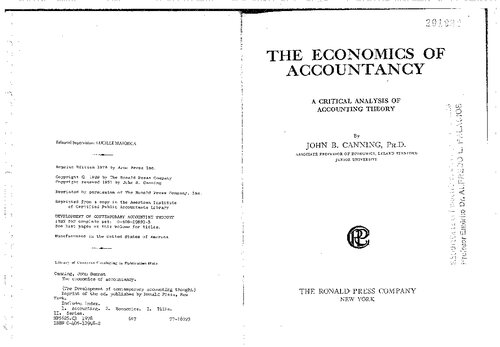 The Economics of Accountancy