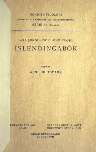 Íslendingabók