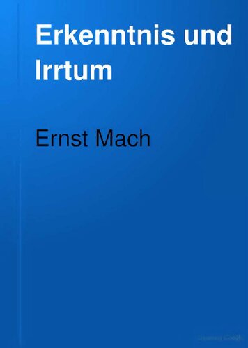 Erkenntnis und Irrtum. Skizzen zur Psychologie der Forschung