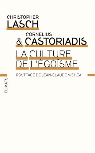 La culture de l’égoïsme