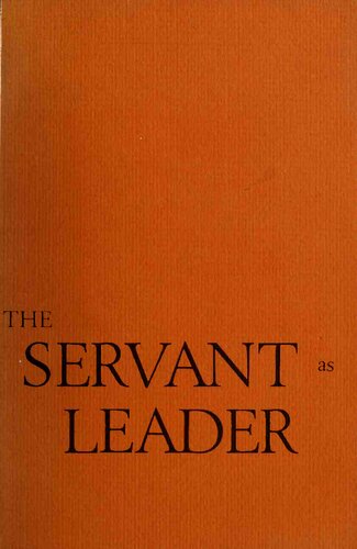 The Servant as Leader