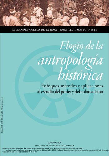 Elogio de la antropología historica