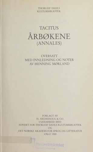 Årbøkene (Annales)