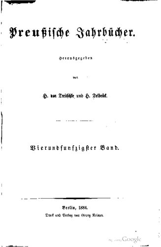 Preußische Jahrbücher