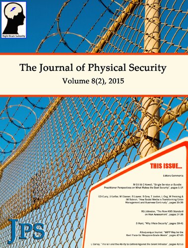 The Journal of Physical Security Volume 8 Issue 2 - JPS 8(2)