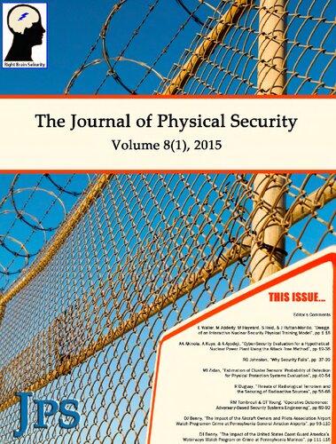 The Journal of Physical Security Volume 8 Issue 1 - JPS 8(1)