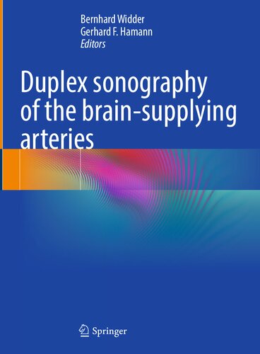 Duplex sonography of the brain-supplying arteries