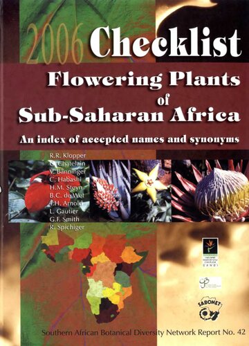 Checklist of the flowering plants of Sub-Saharan Africa : an index of accepted names and synonyms