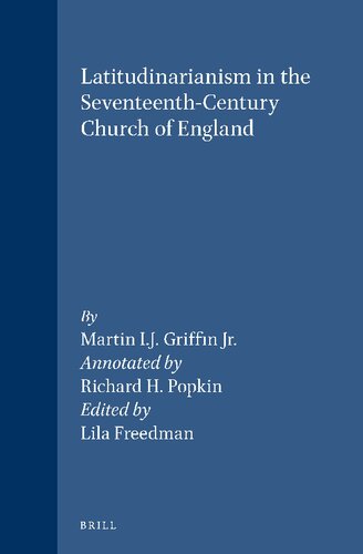 Latitudinarianism in the Seventeenth-Century Church of England