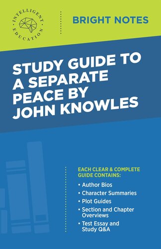 Study Guide to A Separate Peace by John Knowles