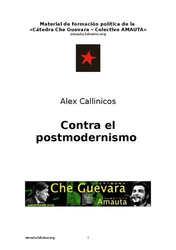 Contra el postmodernismo