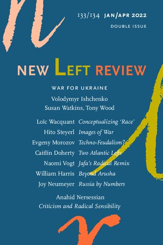 New Left Review 133/134, Jan/Apr 2022