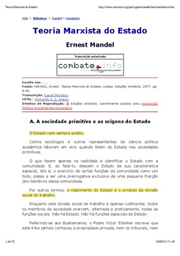 Teoria marxista do Estado