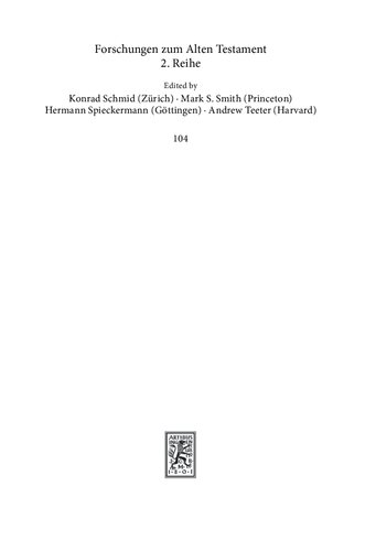 Facets of Fear. The Fear of God in Exilic and Post-exilic Contexts