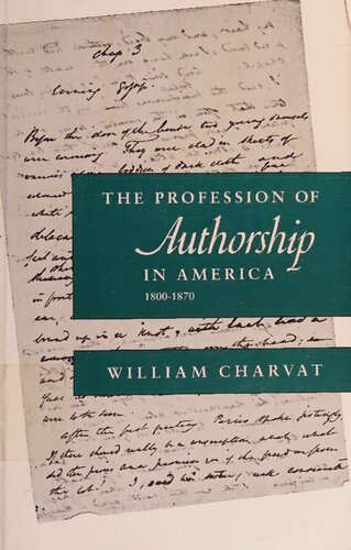 The Profession of Authorship in America