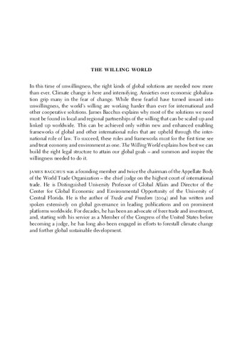 The Willing World: Shaping and Sharing a Sustainable Global Prosperity