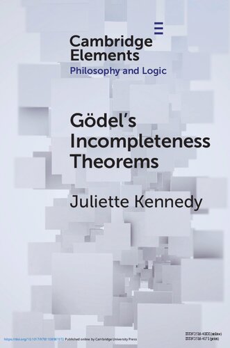 Gödel's Incompleteness Theorems (Elements in Philosophy and Logic)