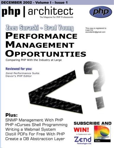 php|architect (vol. 1, issue 1. December 2002)