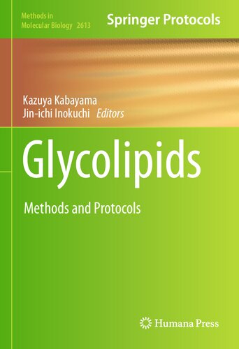 Glycolipids: Methods and Protocols