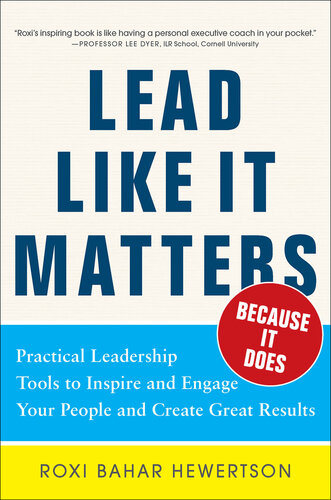 Lead Like it Matters...Because it Does