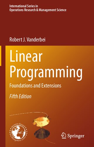 Linear Programming. Foundations and Extensions