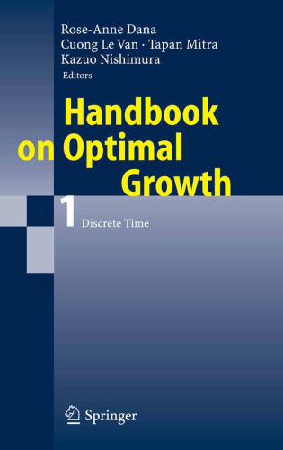 Handbook of Optimal Growth 1: Discrete Time