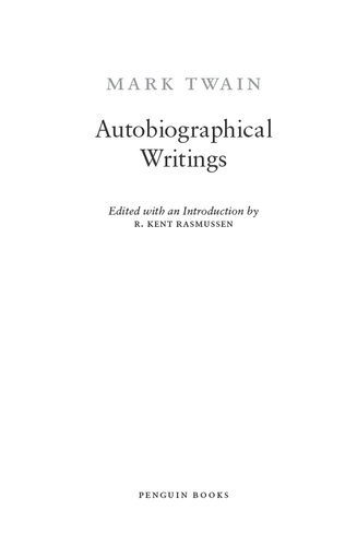 Autobiographical Writings