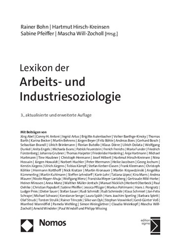 Lexikon der Arbeits- und Industriesoziologie