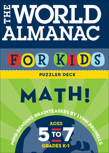 The World Almanac for Kids Puzzler Deck: Math, Ages 5-7, Grades K-1