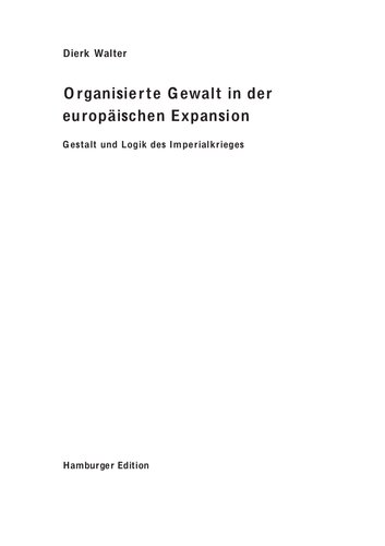 Organisierte Gewalt in der europäischen Expansion