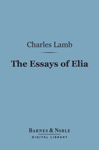 The Essays of Elia