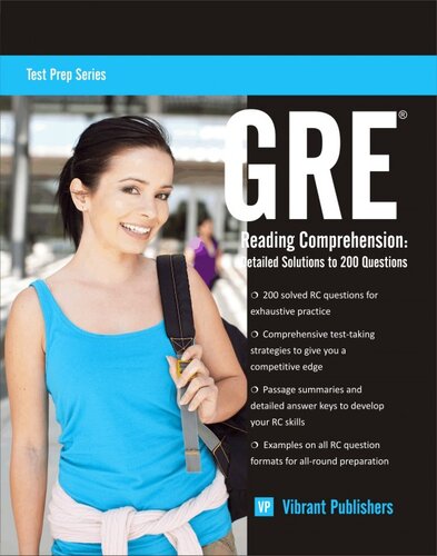 GRE Reading Comprehension: Detailed Solutions to 200 Questions