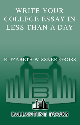 Write Your College Essay in Less Than a Day: Stop Procrastinating and Get It Done to Perfection!