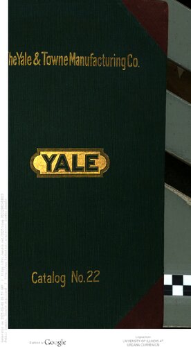 Yale & Towne Catalog No. 22 - Locks and Hardware