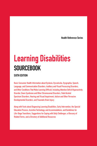 Learning Disabilities Sourcebook: Health Reference Series