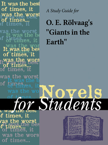 A Study Guide for O. E. Rolvaag's 