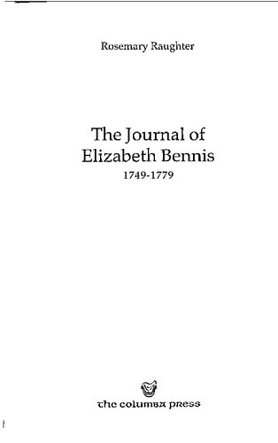 The Journal of Elizabeth Bennis 1749-1779