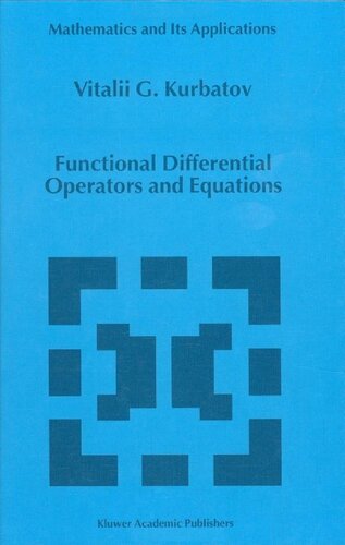 Functional differential operators and equations