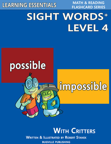 Sight Words Plus Level 4: Sight Words Flash Cards with Critters for Grade 2 & Up