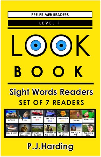 LOOK BOOK Sight Words Readers Set 1: Level 1 Pre-primer