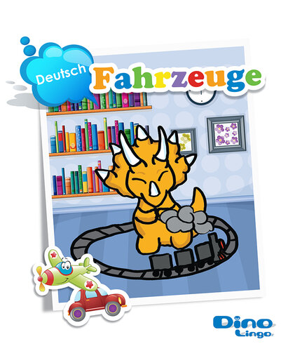 German for kids - Vehicles storybook