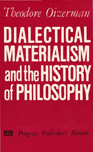 Dialectical Materialism and the History of Philosophy