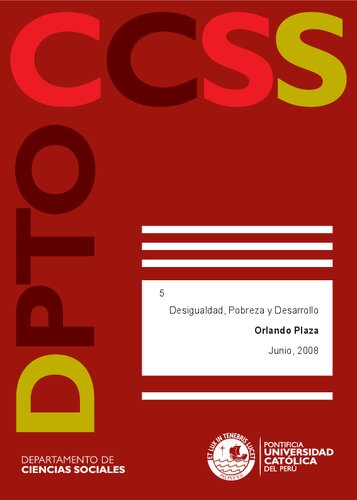 Desigualdad, Pobreza y Desarrollo