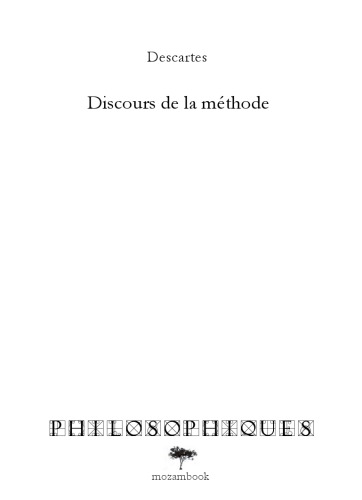 Discours de la méthode