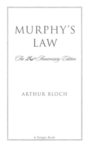 Murphy's Law: The 26th Anniversary Edition