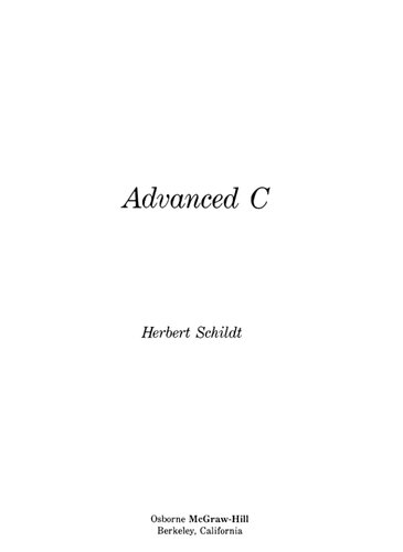 Advanced C