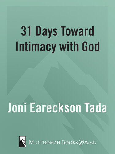 31 Days Toward Intimacy with God